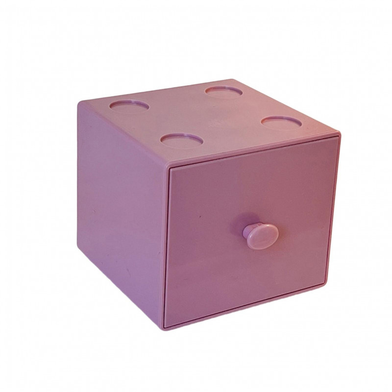 Sundries Box High Durability Space-saving Plastic Desktop Square Sundries Storage Box Pen Container Home Supplies