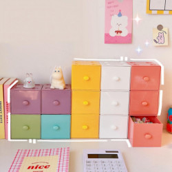 Sundries Box High Durability Space-saving Plastic Desktop Square Sundries Storage Box Pen Container Home Supplies Sundries Box High Durability Space-saving Plastic Desktop Square Sundries Storage Box Pen Container Home Supplies