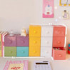 Sundries Box High Durability Space-saving Plastic Desktop Square Sundries Storage Box Pen Container Home Supplies