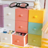 Sundries Box High Durability Space-saving Plastic Desktop Square Sundries Storage Box Pen Container Home Supplies