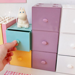 Sundries Box High Durability Space-saving Plastic Desktop Square Sundries Storage Box Pen Container Home Supplies