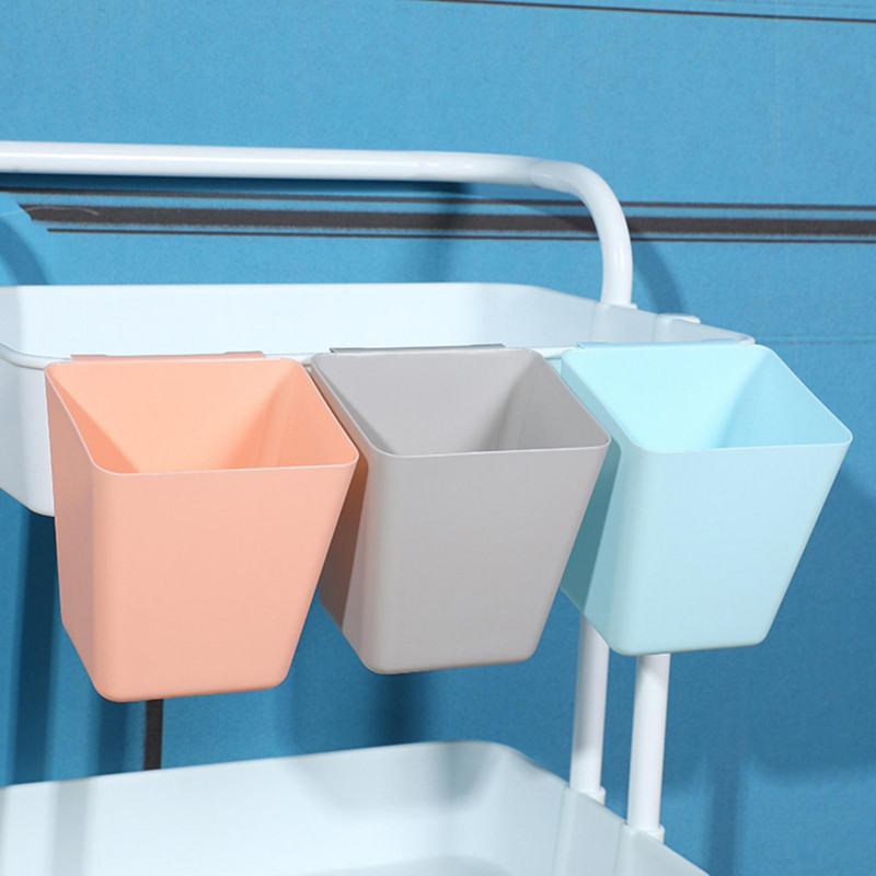 Hanging Basket Hook Design Easy Hanging Large Capacity Moisture-proof Wide Mouth Storage Plastic Space Saving [...]