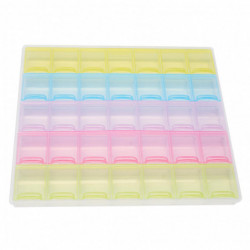 Storage Box Large Capacity Bright Color Dust-proof Lid Design Wide Application Space-saving Pp Material [...]