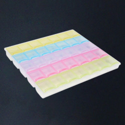 Storage Box Large Capacity Bright Color Dust-proof Lid Design Wide Application Space-saving Pp Material [...]