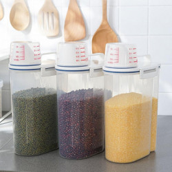 Home Pp Plastic Beans Grain Storage Tank Kitchen Food Rice Sealed Container Home Pp Plastic Beans Grain Storage Tank Kitchen Food Rice Sealed Container