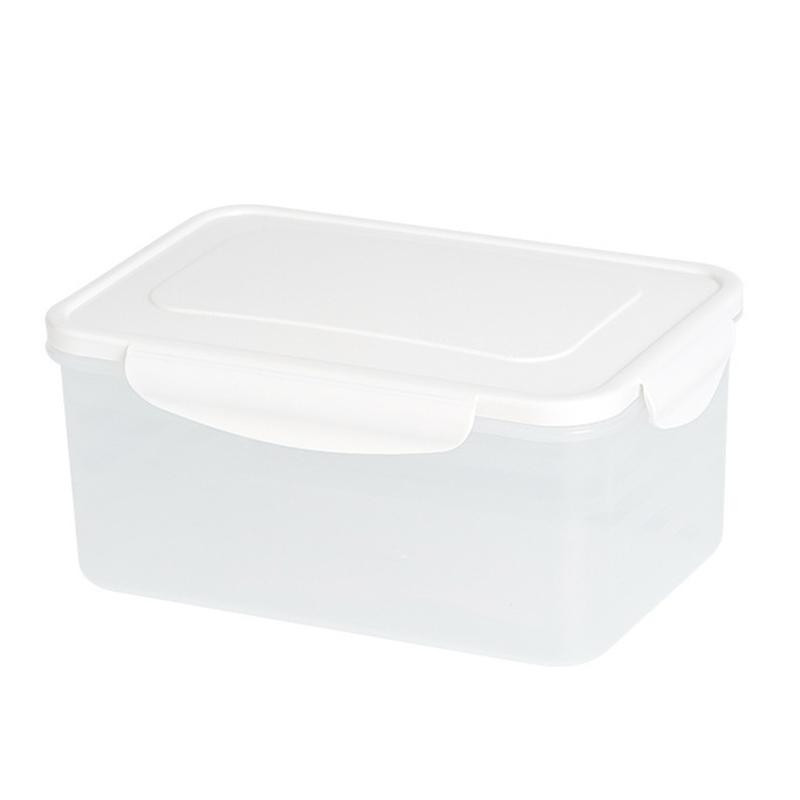 1 Set Food Storage Case Tight Sealing Fresh Keeping Pp Multi-compartments Grain Storage Box For Kitchen Jikaix