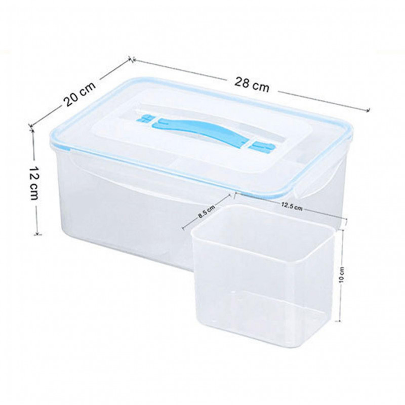 Sealing Food Storage Box with Lid Food Grade BPA Free Handle Design Transparent Fresh-Keeping Box Grain Container [...]