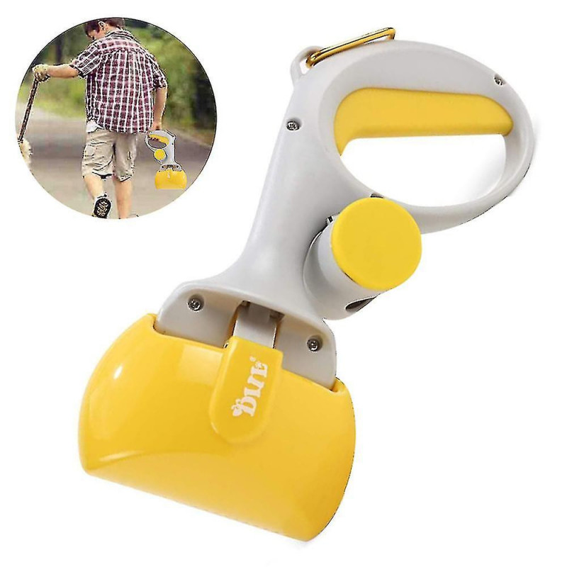 Dog Dung Scooper Collector Dog Poop Pickup Grappin Mâchoire Compatible avec l’animal de compagnie