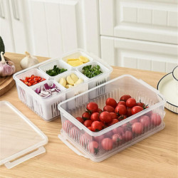 6-grid Onion Ginger Chili Seasoning Storage Box Fresh Keeping Containers 6-grid Onion Ginger Chili Seasoning Storage Box Fresh Keeping Containers