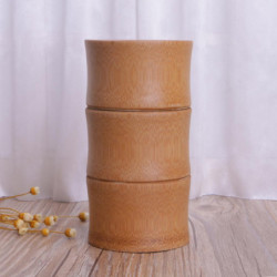 Natural Bamboo Tube Tea Box Airtight Small Container Spice Storage Jar With Lid Natural Bamboo Tube Tea Box Airtight Small Container Spice Storage Jar With Lid