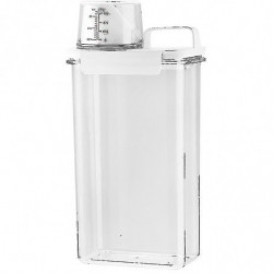 1-2l Boîte de rangement de poudre à lessive Seau en plastique avec couvercle Organisateur à la maison Réservoir à [...]