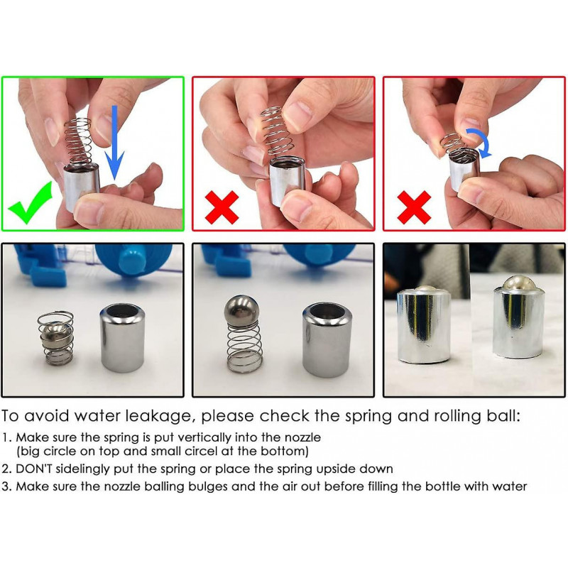 Bouteille d’eau de lapin de style distinctif Sans goutte à goutte 350ml / 12oz Distributeur d’eau en caisse pour [...]