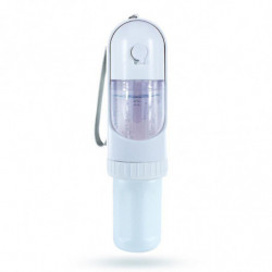 2 In 1 Portable Pet Water Bottle Dog Cat Food Plastic Bottle Sliding Design Save Space 220ml 2 In 1 Portable Pet Water Bottle Dog Cat Food Plastic Bottle Sliding Design Save Space 220ml