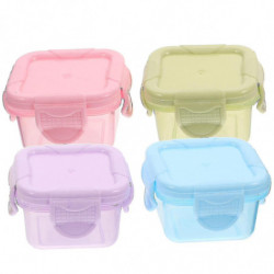 4Pcs Dispenser Storage Meal Containers Multi-Functional Sealed Preservation Storage for Snack 4Pcs Dispenser Storage Meal Containers Multi-Functional Sealed Preservation Storage for Snack