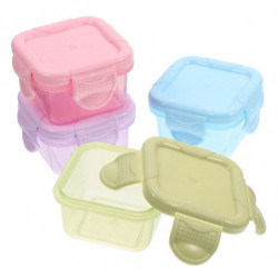 4Pcs Dispenser Storage Meal Containers Multi-Functional Sealed Preservation Storage for Snack 4Pcs Dispenser Storage Meal Containers Multi-Functional Sealed Preservation Storage for Snack