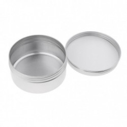 6 Pieces Aluminium Lip Balm Empty Pot Jar Tin Container Box With Screw Lid 6 Pieces Aluminium Lip Balm Empty Pot Jar Tin Container Box With Screw Lid