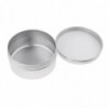 6 Pieces Aluminium Lip Balm Empty Pot Jar Tin Container Box With Screw Lid