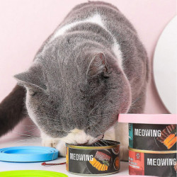 Couvercles de boîtes de nourriture pour animaux de compagnie, couvercles de canettes en silicone pour aliments [...]