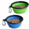 2 Pcs Collapcsble Dog Bowl 2 Pcs Collapcsble Dog Bowl