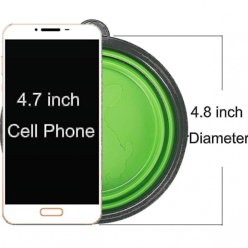 2 Pcs Collapcsble Dog Bowl 2 Pcs Collapcsble Dog Bowl