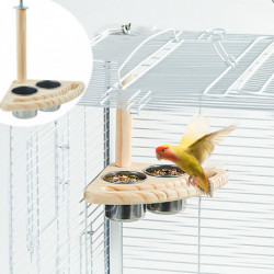 Bird Feeder Aerial Bird Food Box Spatter Proof Hanging Special Feeding Supplies Stainless Steel Food Box [...]