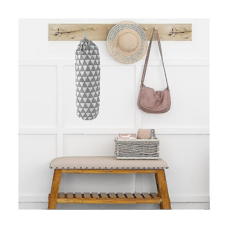 Plastic Bag Holder, Grocery Bags Holder, Wall Mount Garbage Plastic Bag Organizer, Shopping Bag Sto