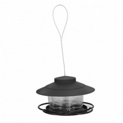 Bird Feeder 1L Portable Hanging Design Durable Transparent Container Easy Filling Bird Feeder 1L Portable Hanging Design Durable Transparent Container Easy Filling