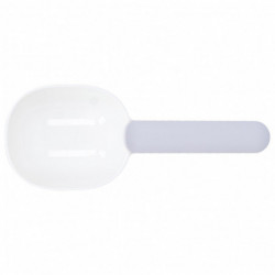 Pet Food Spoon Sturdy Comfortable Thickened Plastic Safe for Dogs and Pets White Gray Pet Food Spoon Sturdy Comfortable Thickened Plastic Safe for Dogs and Pets White Gray