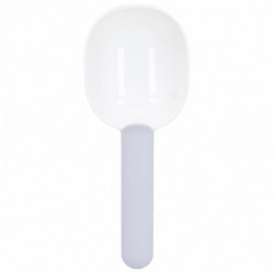 Pet Food Spoon Sturdy Comfortable Thickened Plastic Safe for Dogs and Pets White Gray Pet Food Spoon Sturdy Comfortable Thickened Plastic Safe for Dogs and Pets White Gray