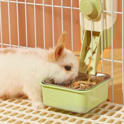 Pet Hanging Bowl For Lmell Crates, 2 In 1 Small Dog Bowl Puppy Bowl Removable Stainless Rabbit B Gift Pet Hanging Bowl For Lmell Crates, 2 In 1 Small Dog Bowl Puppy Bowl Removable Stainless Rabbit B Gift