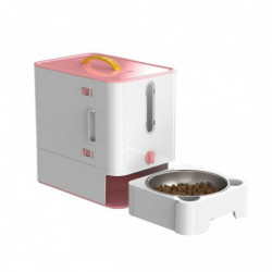 Boîte de rangement de collations pour animaux de compagnie Boîtes de rangement d’alimentation avec bol en acier [...]