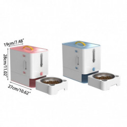 Boîte de rangement de collations pour animaux de compagnie Boîtes de rangement d’alimentation avec bol en acier [...]