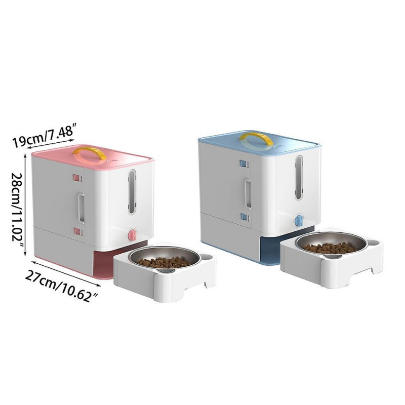 Boîte de rangement de collations pour animaux de compagnie Boîtes de rangement d’alimentation avec bol en acier [...]