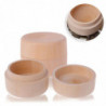 Small Round Wooden Storage Box With Lid Moisture Proof Sealing Organizer