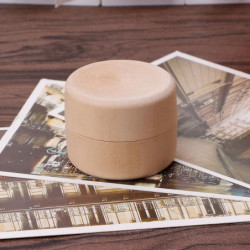 Small Round Wooden Storage Box With Lid Moisture Proof Sealing Organizer Small Round Wooden Storage Box With Lid Moisture Proof Sealing Organizer