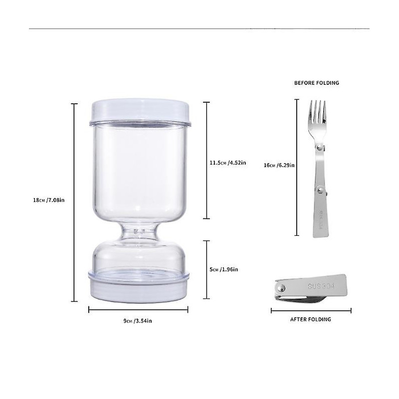 Pickle Jar Wet Dry Separation Olive Hourglass Jar Leakproof Airtight Food Containers Reusable Multipurpose Pickle [...]
