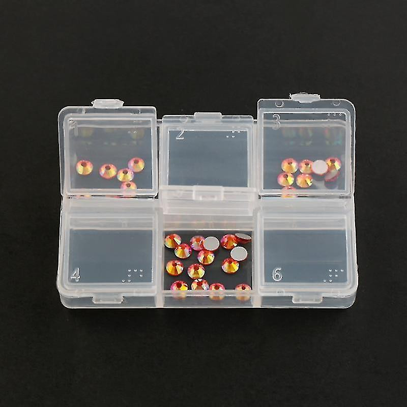 28 Emplacements Bijoux Réglables Boucle d’oreille Bac Conteneur Boîte de rangement