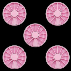 Rose x 5piece Bijoux réglables Boucle d’oreille Conteneur Conteneur Boîte de stockage Rose x 5piece Bijoux réglables Boucle d’oreille Conteneur Conteneur Boîte de stockage
