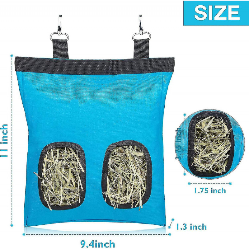 Rabbit Hay Feeder Bag, Guinea Pig Hay Feeder Storage Hanging Feeding Hay For Small Animals Larege Size 600d Oxford [...]