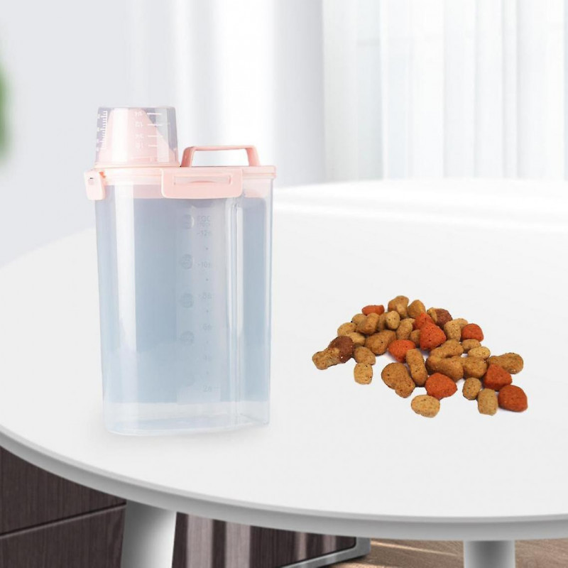 Pet Dry Food Storage Bin Feeders