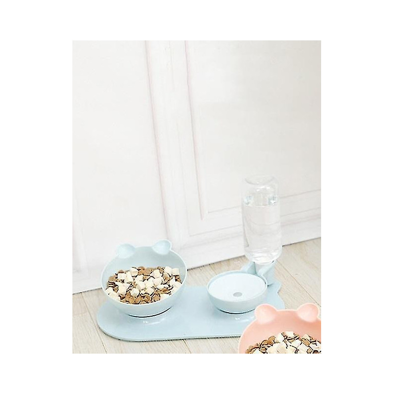 Automatic Feeder For Cats Dispenser Storage Pet Dog Food Bowl Container* @bugu