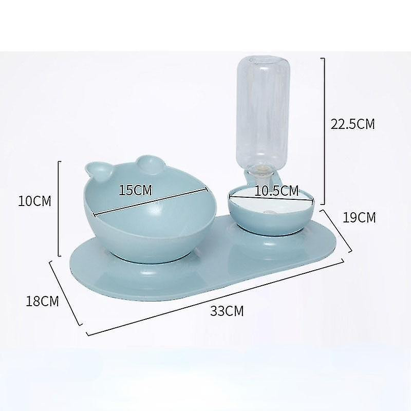 Automatic Feeder For Cats Dispenser Storage Pet Dog Food Bowl Container* @bugu