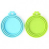 Pet Food Silicone Lid For Dog And Cat Food, 2 Pack Universal Size Food Jar Lid