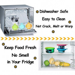 Pet Food Silicone Lid For Dog And Cat Food, 2 Pack Universal Size Food Jar Lid