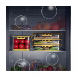 Stockage des aliments Réfrigérateur Timing Boîte de rangement Réfrigérateur de cuisine pour animaux de compagnie [...]