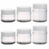 6pcs Portable for home use Plastic Cosmetics Jars