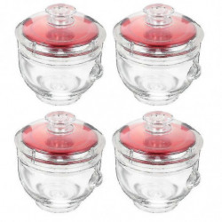 4pcs Portable for home use Glass Container 4pcs Portable for home use Glass Container
