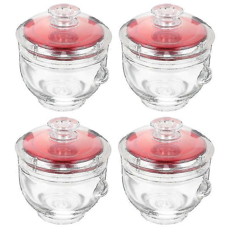 4pcs Portable for home use Glass Container