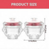 4pcs Portable for home use Glass Container