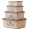 4pcs Kitchen Food Storage Storage Box